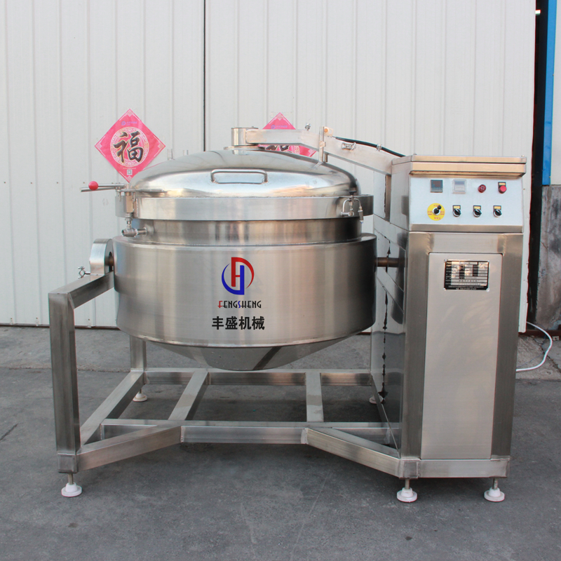 肉食品卤电加热高效真空熬煮锅