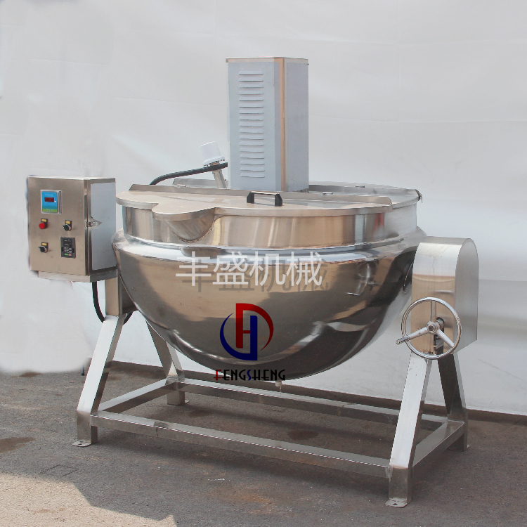 胶状食品可倾式带搅拌夹层