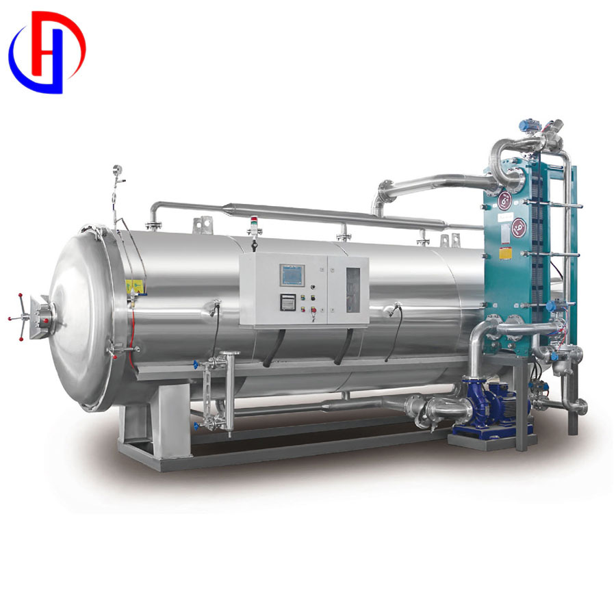 回转式喷淋杀菌锅